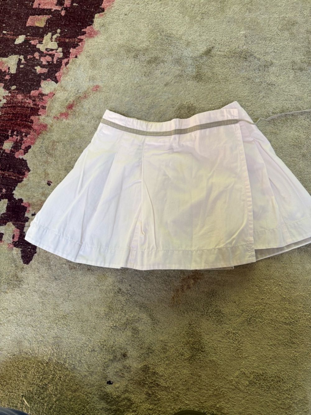 Bonpoint Blush Pink Pleated Tennis Skirt with Waistband Detail. Size 6.